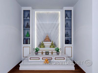 ห้องพระ ตู้พระ เฟอร์นิเจอร์บิวท์อิน